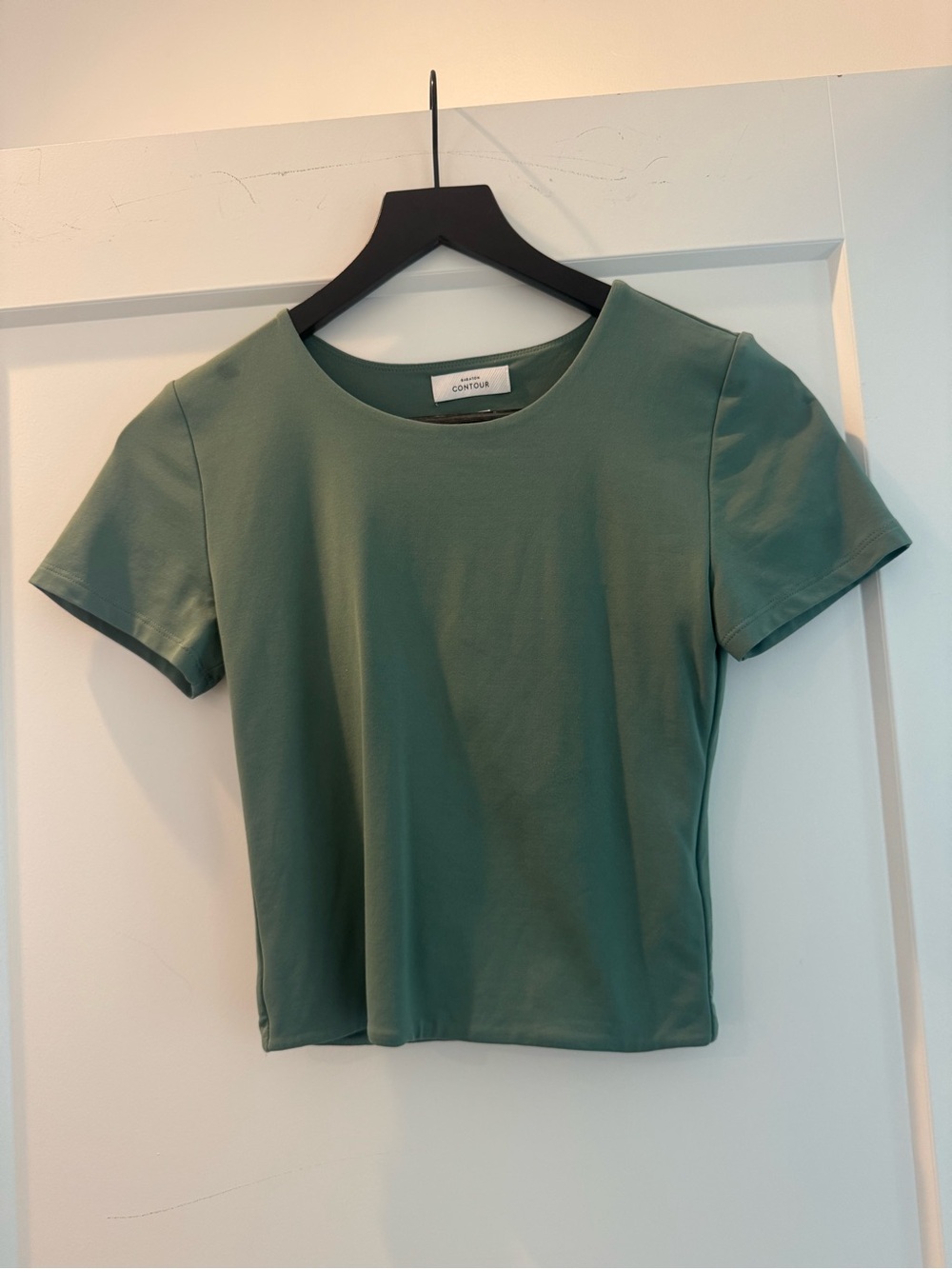 Aritzia Wilfred Muted Mint Green Short Sleeve Crewneck Tee